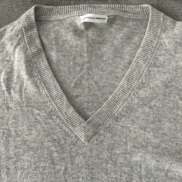 Chantelle Ferrant Wool Cashmere Midi Dress MEDIUM** Gray Sweaterdress - Picture 6 of 7